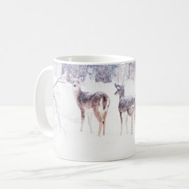 Venado de nieve en la Copa de Arte de Texas (Anverso izquierdo)