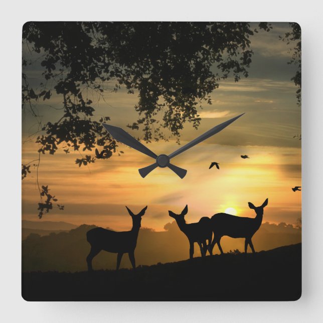 Venado en el reloj de los bosques (Anverso)