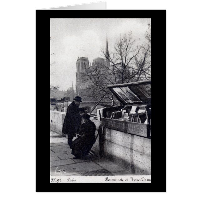 Vendedores de libro usados, Notre Dame París (Frente)