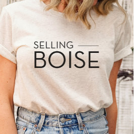 Vendiendo Boise - Camiseta de Realtors de Selling