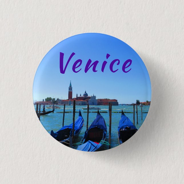 Venecia, Italia - botón (Anverso)