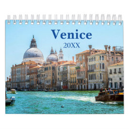 Venecia Italia Europa Calendario de Paredes estéti