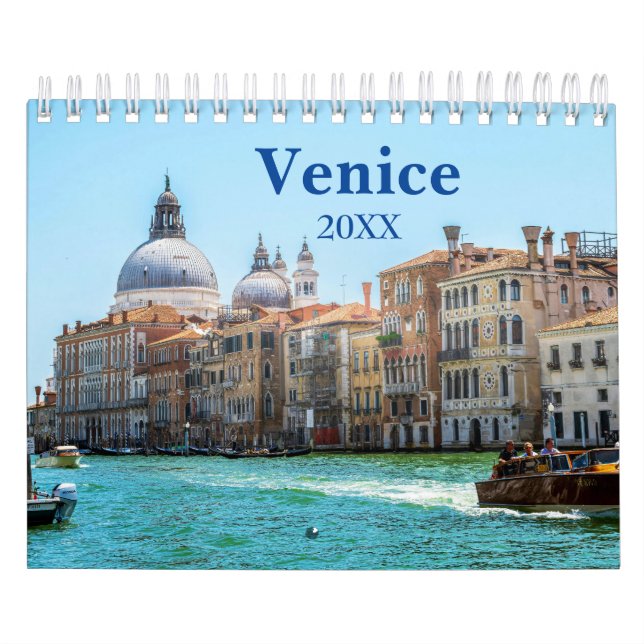 Venecia Italia Europa Calendario de Paredes estéti (Tapa)