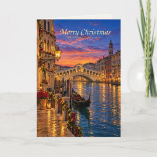 Venecia Italia Feliz Navidad