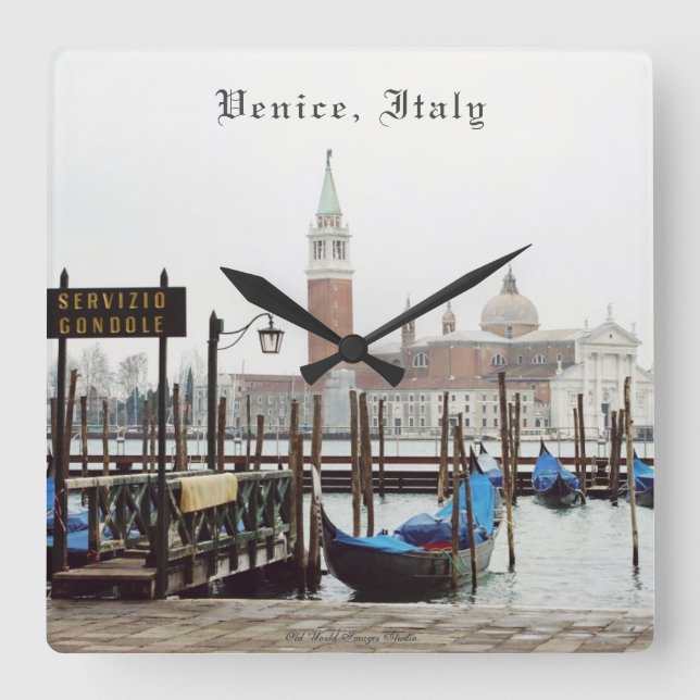 Venecia, Italia, reloj de pared (Anverso)
