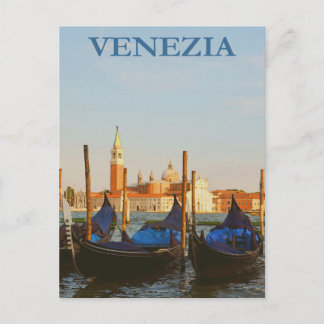 Venecia, Italia, tarjeta postal venezolana de viaj