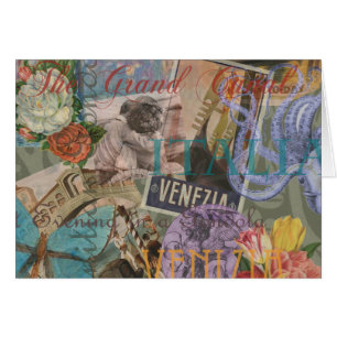 Venecia Italia Viaje Bonito Vintage Arte Colorido