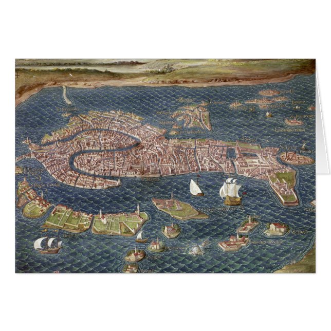 VENECIA: MAPA, siglo XVI (Anverso (Horizontal))