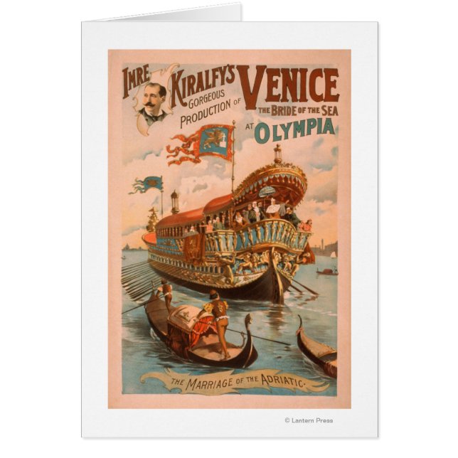 Venecia, novia del mar en las góndolas Olympia 3 (Frente)