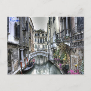 Venecia - postal de la escena de Water Street