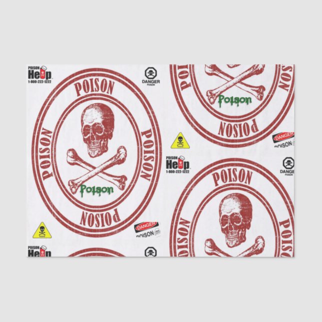 Veneno de papel de tejido decorativo (Anverso)