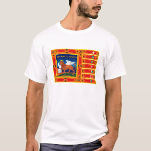 Véneto señala la camiseta por medio de una bandera