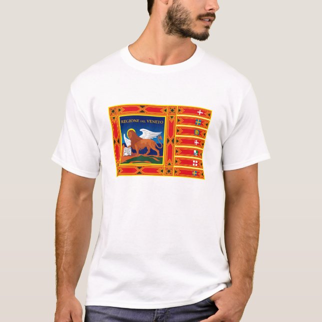 Véneto señala la camiseta por medio de una bandera (Anverso)