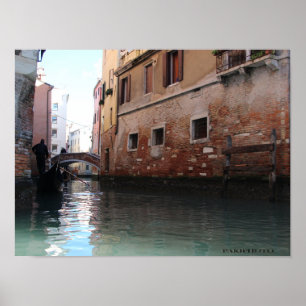 Venezia y sus canales - póster fotográfico origi