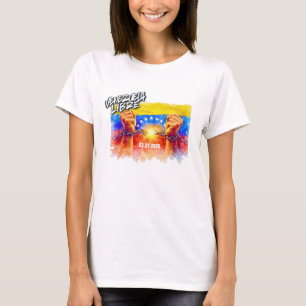 Venezuela Libre 2026 – Camiseta Celebrando Liberta