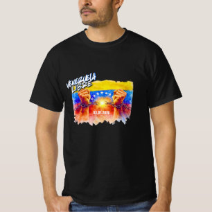 Venezuela Libre 2026 – Camiseta Celebrando Liberta