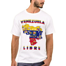 Venezuela Libre - Camiseta de mapa de Venezuela Li