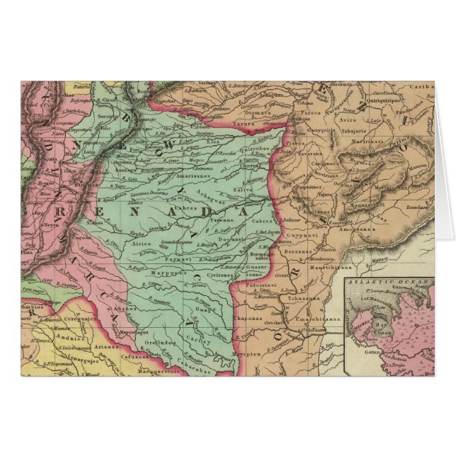 Venezuela, Nueva Granada y Ecuador (Anverso (Horizontal))