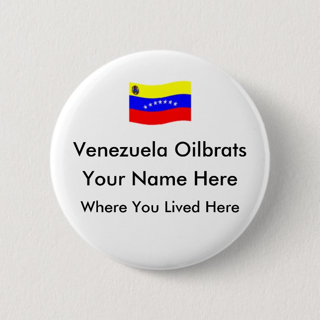 Venezuela Oilbrats - botón modificado para (Anverso)