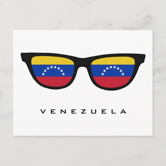 Venezuela sombras personalizado texto y postal col (Anverso)
