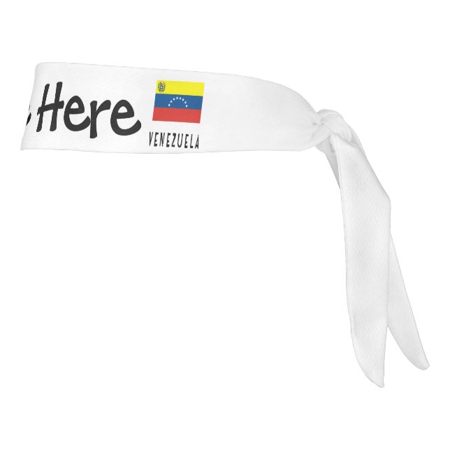 Venezuela y la bandera venezolana con tu nombre (Girar 90)