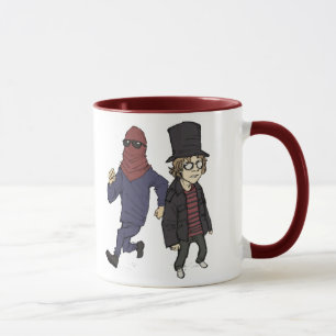 Vengador rojo y taza roja de Dawg