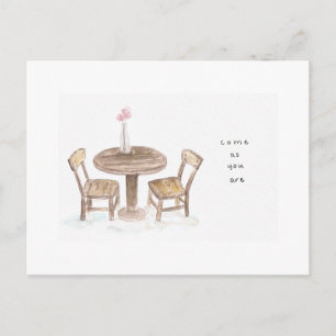 vengan como si fueran postal