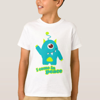 Vengo en paz con una camiseta ajena a aqua