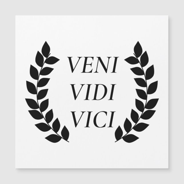 Veni Vidi Vici (Anverso)
