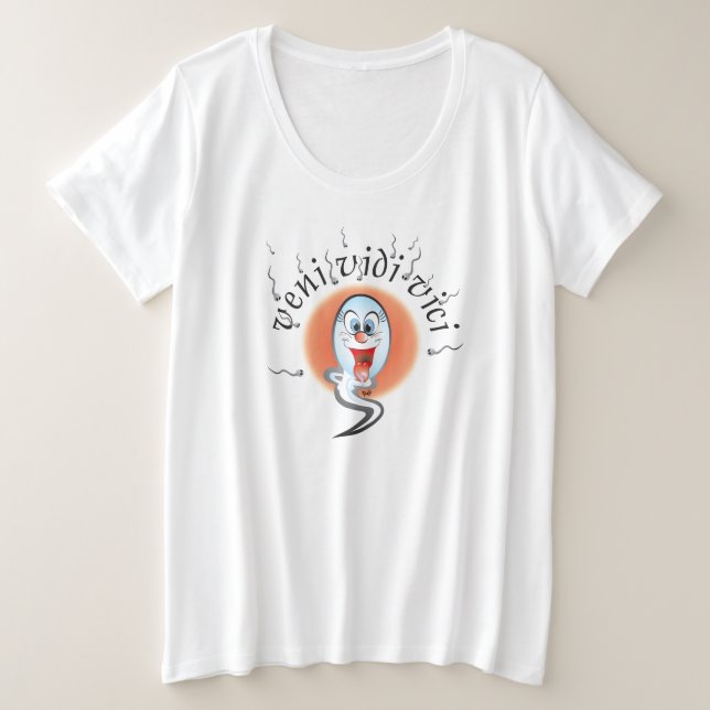 Veni Vidi Vici Bald Mami T-Shirt (Anverso del diseño)