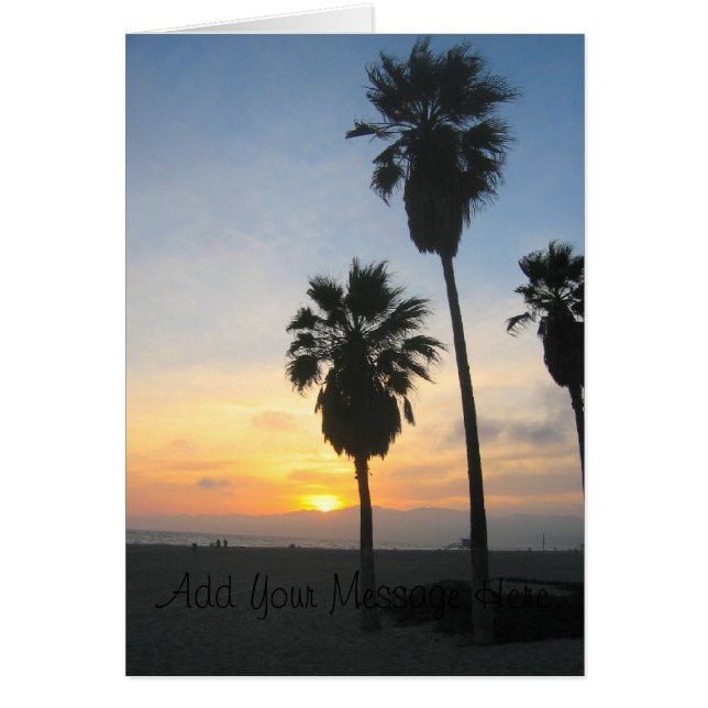 Venice Beach California Sunset (Frente)