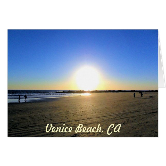 Venice Beach Sunset (Anverso (Horizontal))