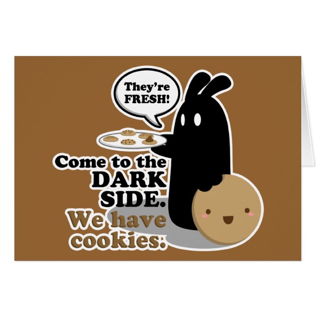 Venido al Side.Card oscuro - negro (Anverso (Horizontal))