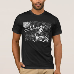 Venido en la camiseta de la oscuridad de DJ