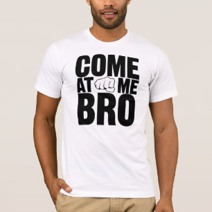Venido en mí letras negras de Bro con la camisa