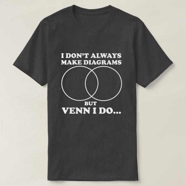 Venn I hace la camiseta de los diagramas (Diseño del anverso)