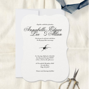 Venomous- Simplemente Elegante Invitación a la Bod