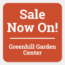 Venta ahora con el Pegatina de Plaza de nombre de