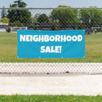 VENTA DE BARRIO! Lona
