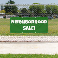 VENTA DE BARRIO! Lona