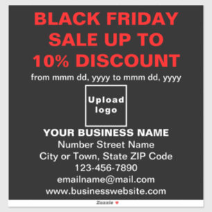 Venta de Business Black Friday a Pegatina Black Vi