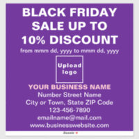 Venta de Business Black Friday a Pegatina Purple V