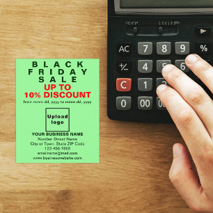 Venta de Business Black Friday en Flyer Verde lige