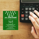 Venta de Business Black Friday en Green Flyer<br><div class="desc">Volante de personalizable con Black Friday Sale, su nombre comercial y otra información de su negocio, un material de marketing que puede utilizar para atraer a más clientes. Personalizar y repártelo para atraer a más clientes a que compren sus productos o clientes para que les gusten sus servicios. Los colores...</div>