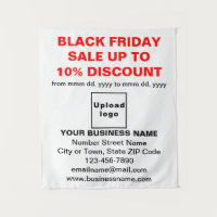 Venta de Business Black Friday sobre Tapiz Blanco