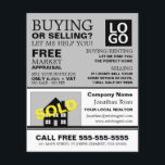 Venta de Casa, Realtor, Publicidad de Agente Inmob<br><div class="desc">Casa Vendida,  Realtor,  Estate Agent Advertising Flyers Por La Tienda De Tarjetas De Negocios.</div>