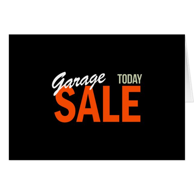 Venta de Garage hoy (Anverso (Horizontal))