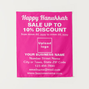 Venta de Hanukkah de Negocios en Tapiz Rosa