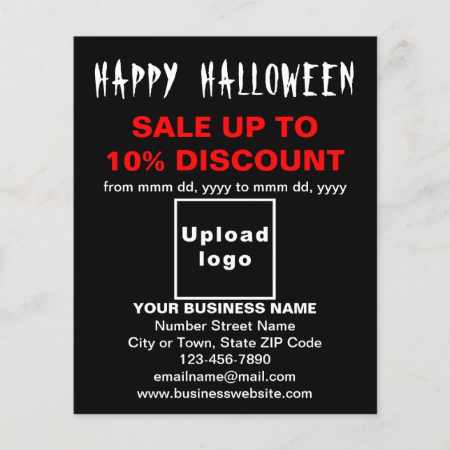 Venta de negocios de Halloween en Black Flyer (Frente)