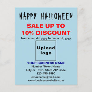 Venta de negocios de Halloween en Flyer Azul Liger
